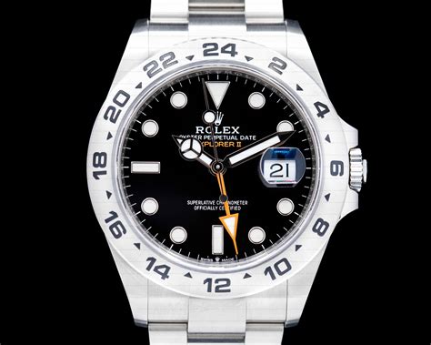 rolex explorer 2 black dial|rolex explorer 2 manual.